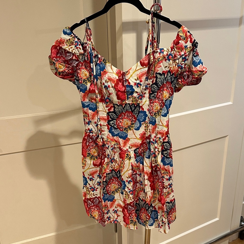Floral Off-Shoulder Women's Top